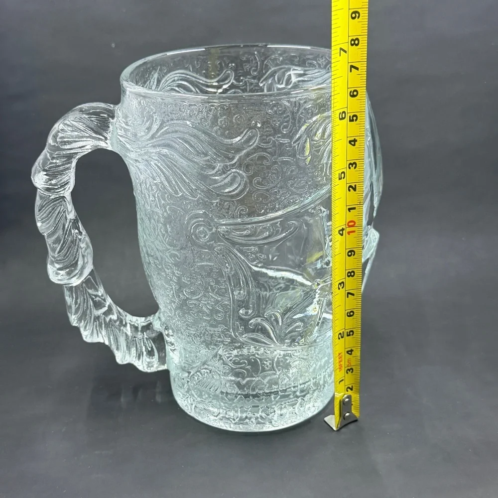 Vintage Excalibur Las Vegas Knight Helmet Beer Mug Luminarc Casino Stein RARE - Picture 6 of 6
